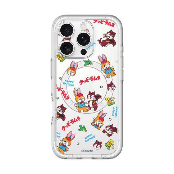 スリムプロテクションプレミアムケース with MagSafe［ クッピーラムネ - クッピーとラム ］