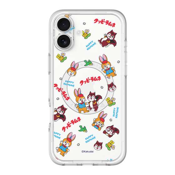 スリムプロテクションプレミアムケース with MagSafe［ クッピーラムネ - クッピーとラム ］