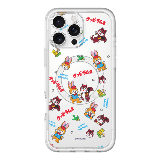 スリムプロテクションプレミアムケース with MagSafe［ クッピーラムネ - クッピーとラム ］