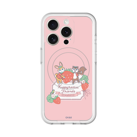 スリムプロテクションプレミアムケース with MagSafe［ クピラムフレンズ - ストロベリー ］