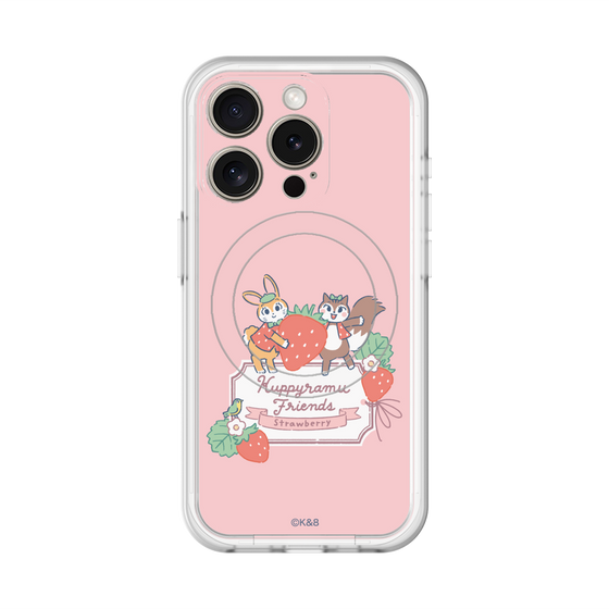 スリムプロテクションプレミアムケース with MagSafe［ クピラムフレンズ - ストロベリー ］
