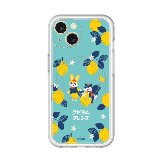 スリムプロテクションプレミアムケース with MagSafe［ クピラムフレンズ - レモン ］