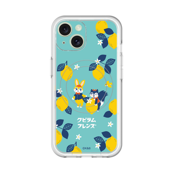 スリムプロテクションプレミアムケース with MagSafe［ クピラムフレンズ - レモン ］