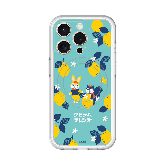 スリムプロテクションプレミアムケース with MagSafe［ クピラムフレンズ - レモン ］