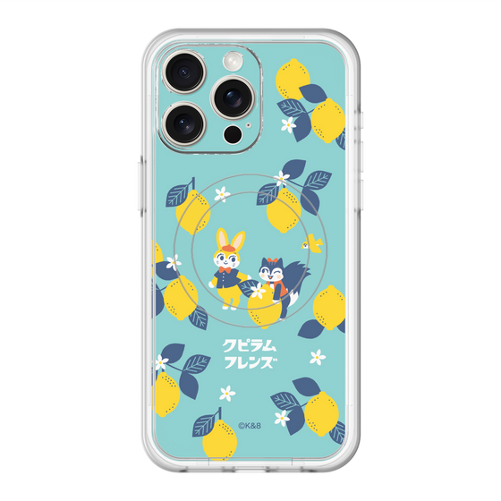 スリムプロテクションプレミアムケース with MagSafe［ クピラムフレンズ - レモン ］