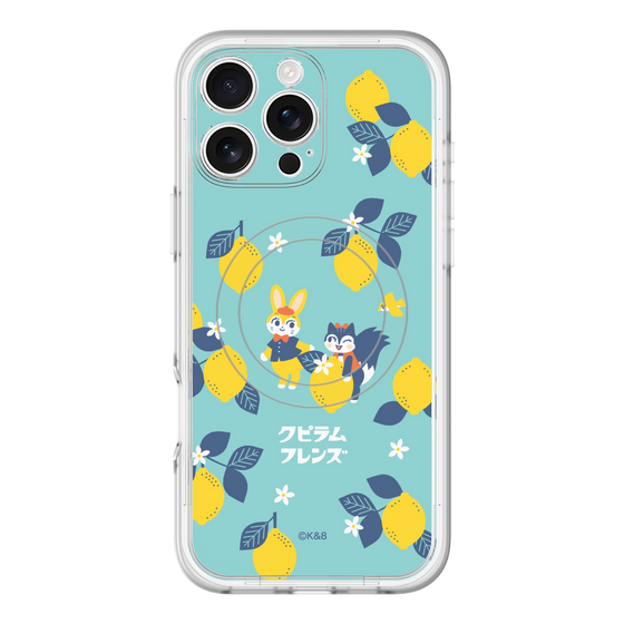 スリムプロテクションプレミアムケース with MagSafe［ クピラムフレンズ - レモン ］