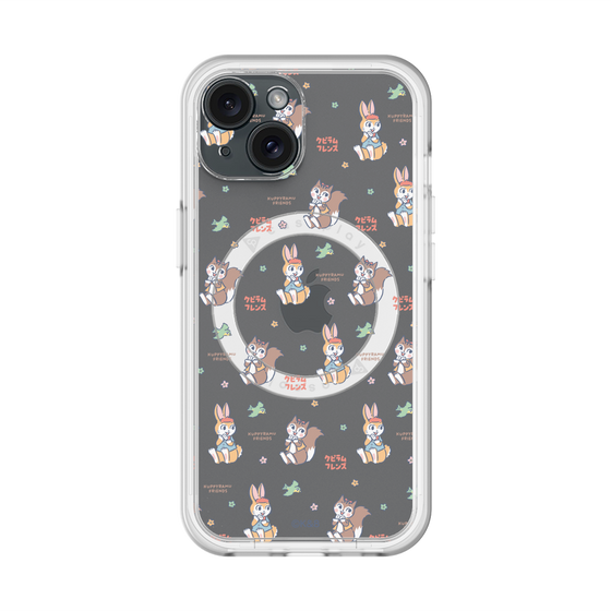 スリムプロテクションプレミアムケース with MagSafe［ クピラムフレンズ - フェイス ］