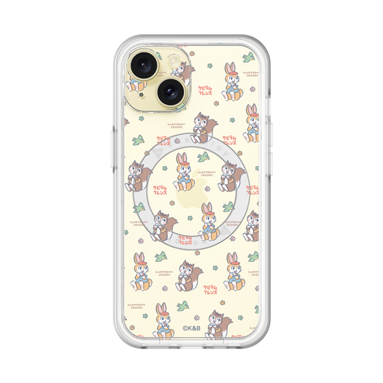 スリムプロテクションプレミアムケース with MagSafe［ クピラムフレンズ - フェイス ］