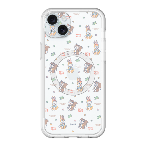 スリムプロテクションプレミアムケース with MagSafe［ クピラムフレンズ - フェイス ］