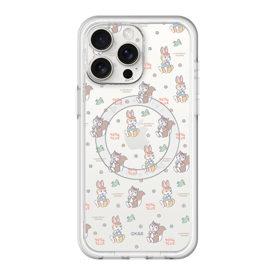 スリムプロテクションプレミアムケース with MagSafe［ クピラムフレンズ - フェイス ］
