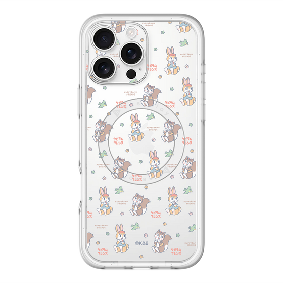 スリムプロテクションプレミアムケース with MagSafe［ クピラムフレンズ - フェイス ］