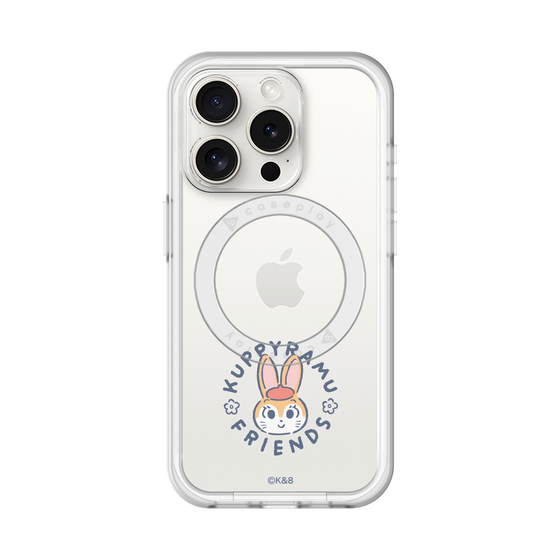 スリムプロテクションプレミアムケース with MagSafe［ クピラムフレンズ - ロゴ - クッピー ］