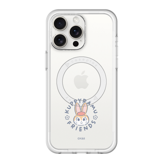 スリムプロテクションプレミアムケース with MagSafe［ クピラムフレンズ - ロゴ - クッピー ］
