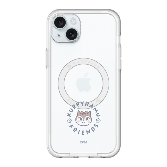 スリムプロテクションプレミアムケース with MagSafe［ クピラムフレンズ - ロゴ - ラム ］