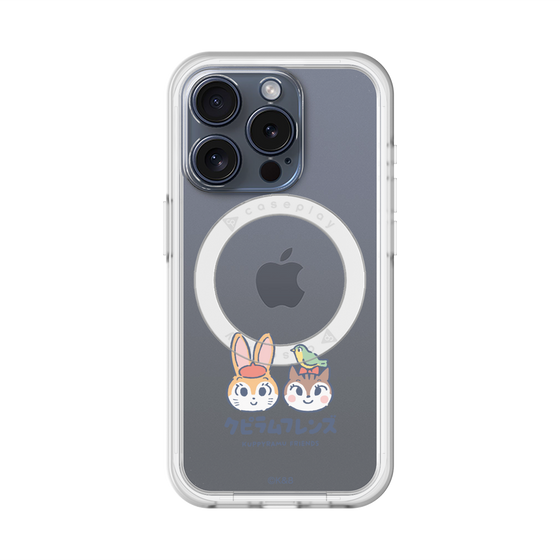 スリムプロテクションプレミアムケース with MagSafe［ クピラムフレンズ - ロゴ - 仲良し ］