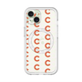 スリムプロテクションプレミアムケース with MagSafe［ オリジナル - CASEPLAYイニシャル総柄 - オレンジ ］