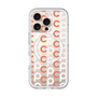 スリムプロテクションプレミアムケース with MagSafe［ オリジナル - CASEPLAYイニシャル総柄 - オレンジ ］
