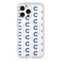 スリムプロテクションプレミアムケース with MagSafe［ オリジナル - CASEPLAYイニシャル総柄 - ネイビー ］