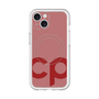 スリムプロテクションプレミアムケース with MagSafe［ オリジナル - CASEPLAYイニシャル - レッド ］
