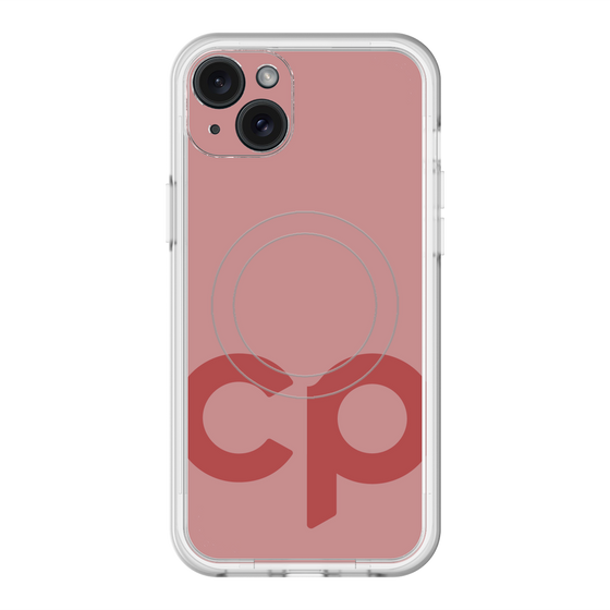 スリムプロテクションプレミアムケース with MagSafe［ オリジナル - CASEPLAYイニシャル - レッド ］