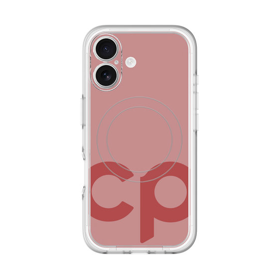 スリムプロテクションプレミアムケース with MagSafe［ オリジナル - CASEPLAYイニシャル - レッド ］