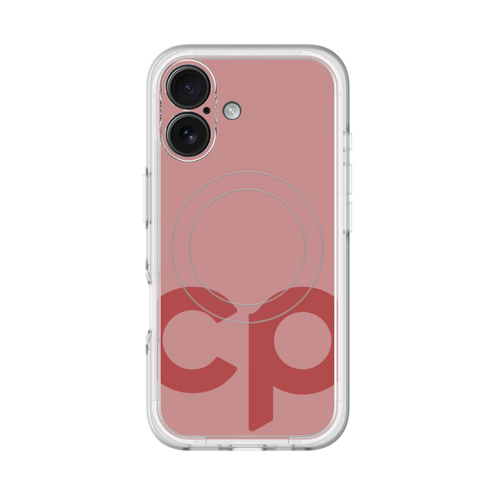 スリムプロテクションプレミアムケース with MagSafe［ オリジナル - CASEPLAYイニシャル - レッド ］