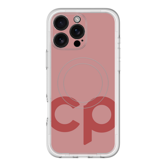 スリムプロテクションプレミアムケース with MagSafe［ オリジナル - CASEPLAYイニシャル - レッド ］
