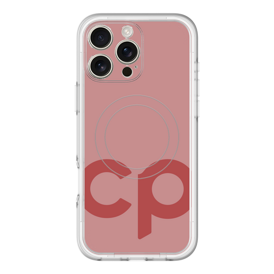 スリムプロテクションプレミアムケース with MagSafe［ オリジナル - CASEPLAYイニシャル - レッド ］
