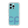 スリムプロテクションプレミアムケース with MagSafe［ オリジナル - CASEPLAYイニシャル - ライトブルー ］
