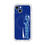 スリムプロテクションプレミアムケース with MagSafe［ オリジナル - Y2Kアレンジ - ブルー ］
