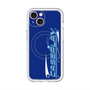 スリムプロテクションプレミアムケース with MagSafe［ オリジナル - Y2Kアレンジ - ブルー ］