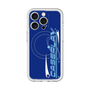 スリムプロテクションプレミアムケース with MagSafe［ オリジナル - Y2Kアレンジ - ブルー ］