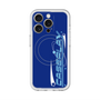 スリムプロテクションプレミアムケース with MagSafe［ オリジナル - Y2Kアレンジ - ブルー ］