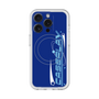スリムプロテクションプレミアムケース with MagSafe［ オリジナル - Y2Kアレンジ - ブルー ］