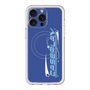 スリムプロテクションプレミアムケース with MagSafe［ オリジナル - Y2Kアレンジ - ブルー ］