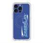 スリムプロテクションプレミアムケース with MagSafe［ オリジナル - Y2Kアレンジ - ブルー ］