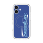 スリムプロテクションプレミアムケース with MagSafe［ オリジナル - Y2Kアレンジ - ブルー ］