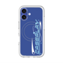スリムプロテクションプレミアムケース with MagSafe［ オリジナル - Y2Kアレンジ - ブルー ］