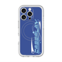 スリムプロテクションプレミアムケース with MagSafe［ オリジナル - Y2Kアレンジ - ブルー ］