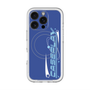 スリムプロテクションプレミアムケース with MagSafe［ オリジナル - Y2Kアレンジ - ブルー ］