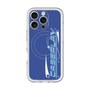 スリムプロテクションプレミアムケース with MagSafe［ オリジナル - Y2Kアレンジ - ブルー ］