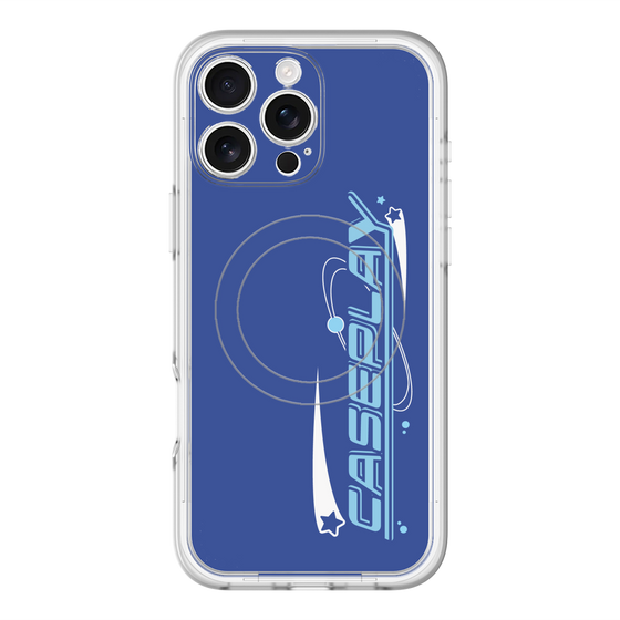 スリムプロテクションプレミアムケース with MagSafe［ オリジナル - Y2Kアレンジ - ブルー ］