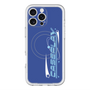 スリムプロテクションプレミアムケース with MagSafe［ オリジナル - Y2Kアレンジ - ブルー ］