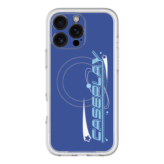スリムプロテクションプレミアムケース with MagSafe［ オリジナル - Y2Kアレンジ - ブルー ］