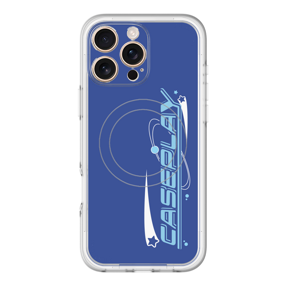 スリムプロテクションプレミアムケース with MagSafe［ オリジナル - Y2Kアレンジ - ブルー ］