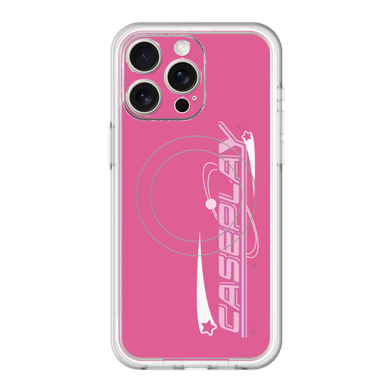 スリムプロテクションプレミアムケース with MagSafe［ オリジナル - Y2Kアレンジ - ピンク ］