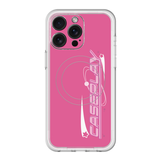 スリムプロテクションプレミアムケース with MagSafe［ オリジナル - Y2Kアレンジ - ピンク ］