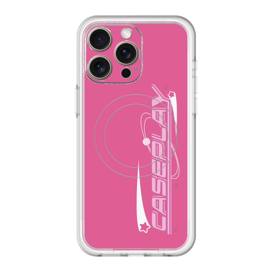 スリムプロテクションプレミアムケース with MagSafe［ オリジナル - Y2Kアレンジ - ピンク ］