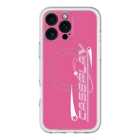 スリムプロテクションプレミアムケース with MagSafe［ オリジナル - Y2Kアレンジ - ピンク ］