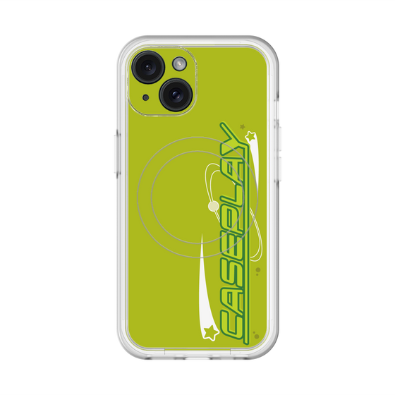 スリムプロテクションプレミアムケース with MagSafe［ オリジナル - Y2Kアレンジ - グリーン ］